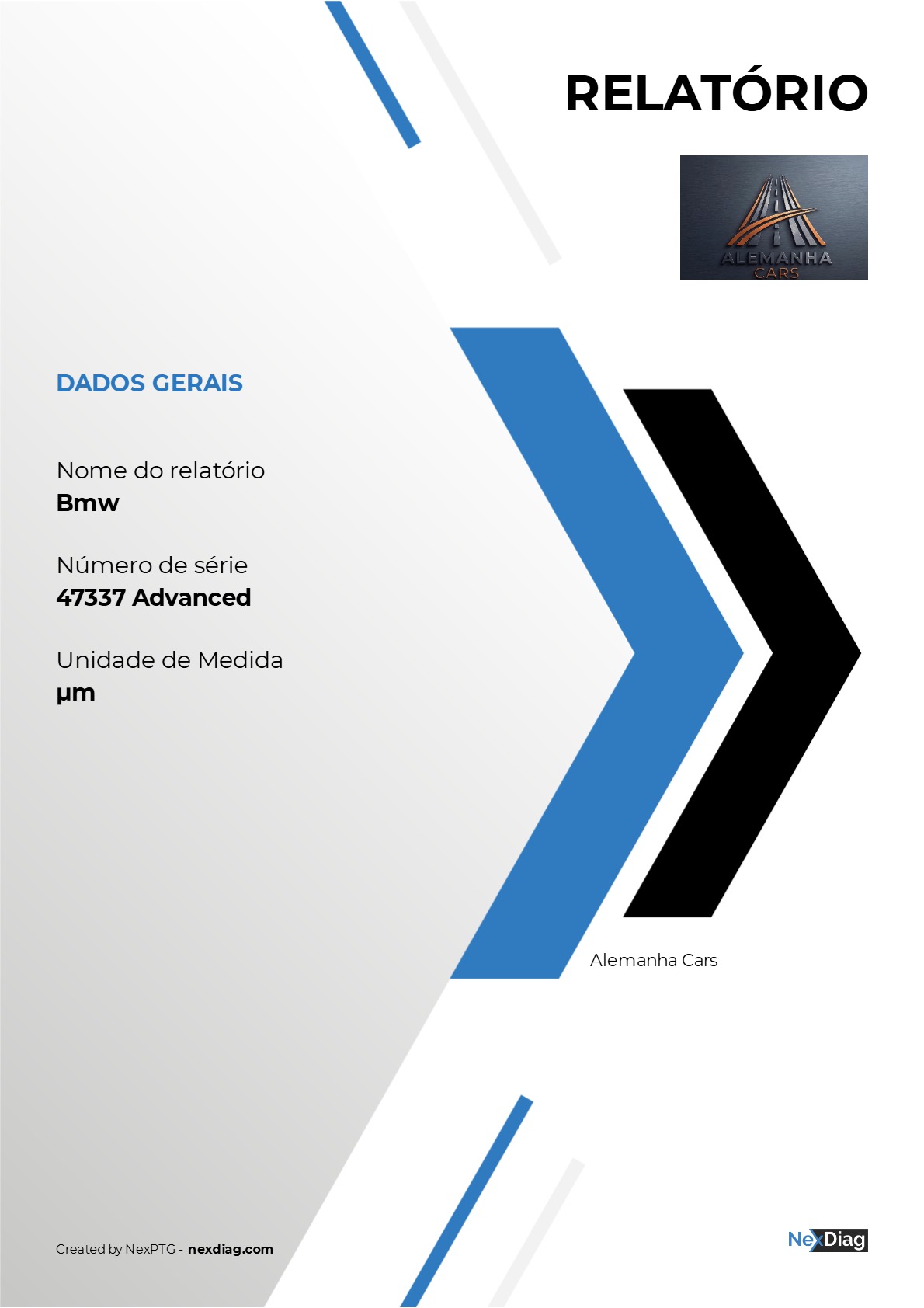 Capa · Dados gerais